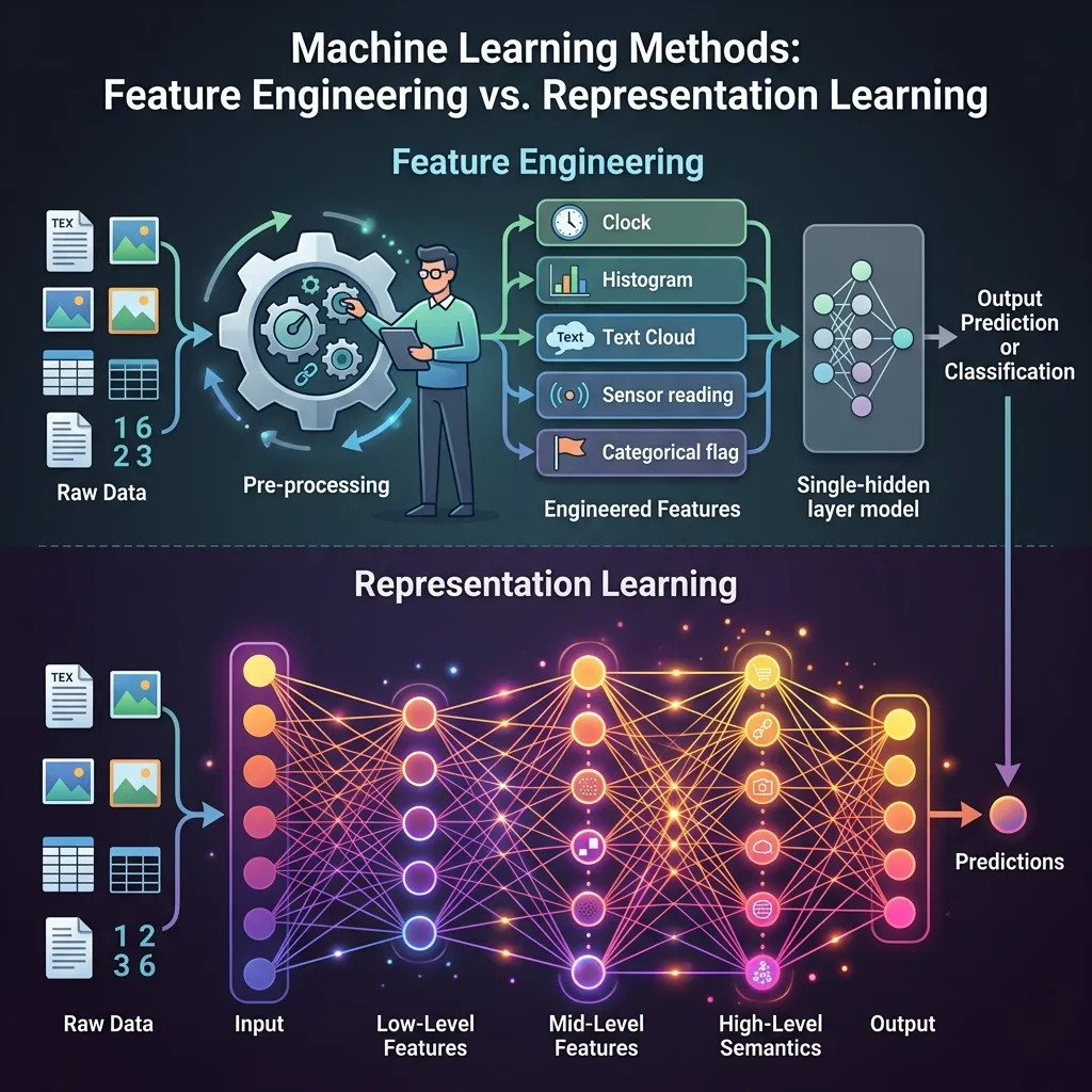 Feature Engineering vs Representation Learning